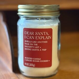 Dear Santa Scented Candle - Spiced Sugar Cookies